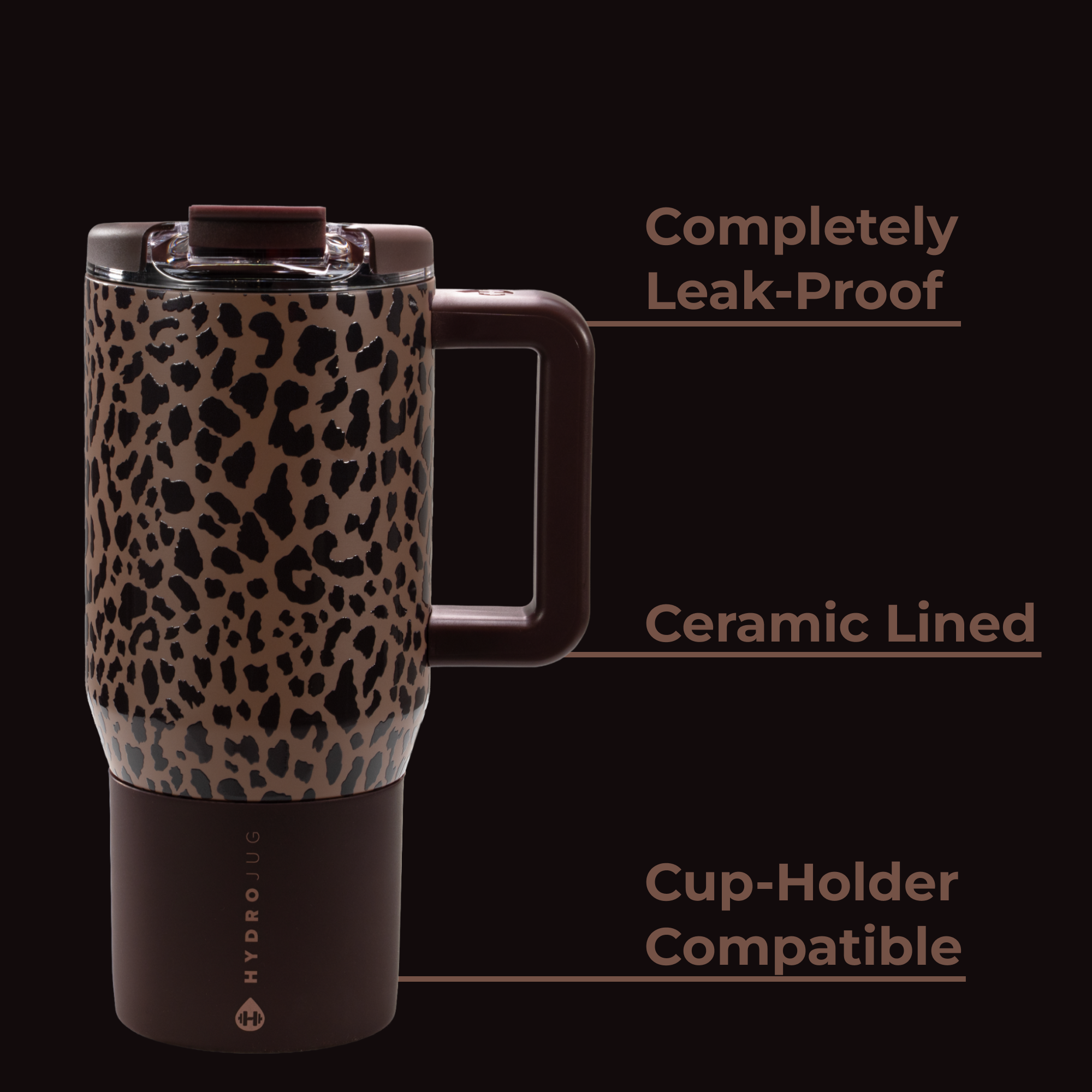 Brown Leopard - Coffee Traveler 3s565