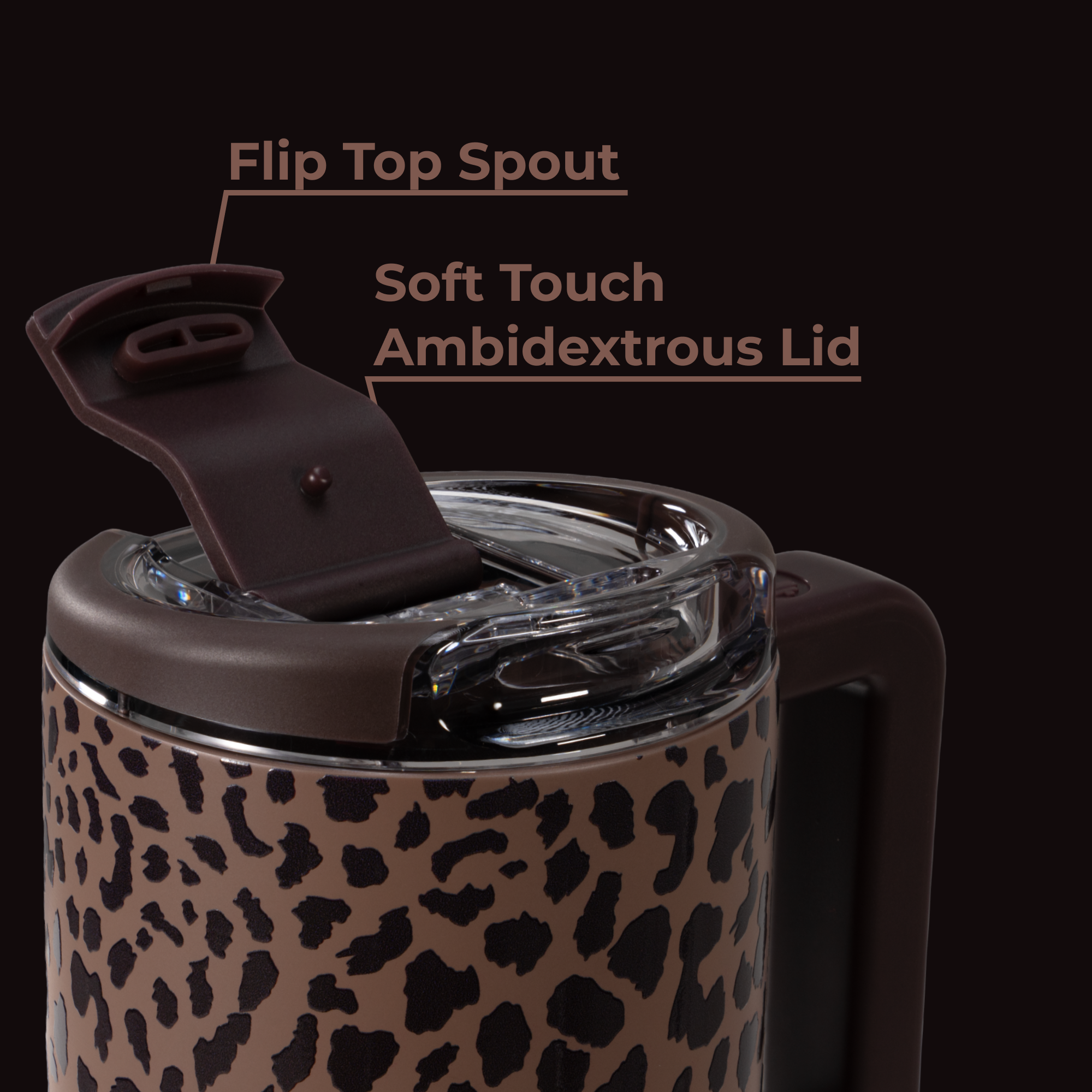 Brown Leopard - Coffee Traveler 3s565